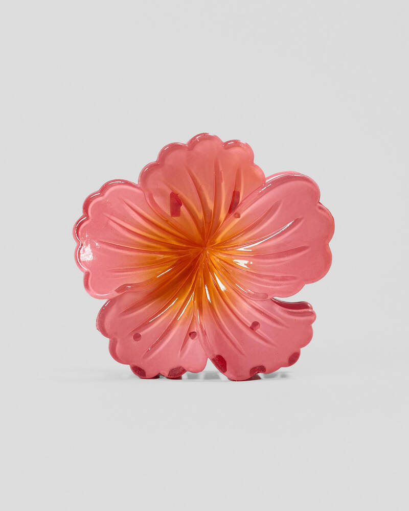 Karyn In LA Hibiscus Flower Hair Claw Clip for Womens