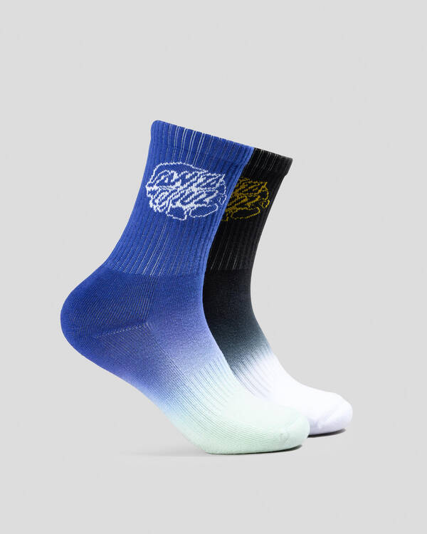 Santa Cruz Boys' Universal Oval Dot Socks 2 Pack for Mens