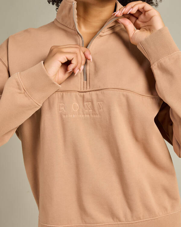 Roxy Our Town Zip Through Sweatshirt for Womens