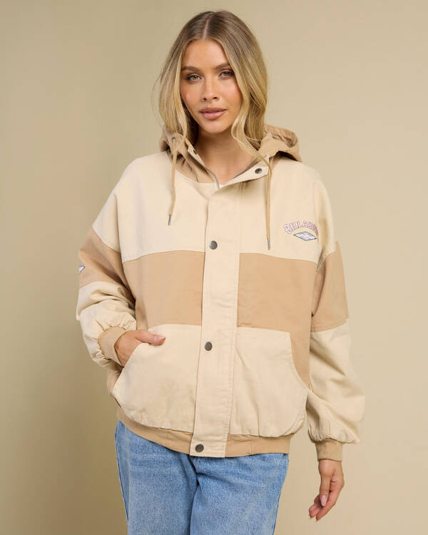 Billabong Work It Out Hooded Jacket for Womens