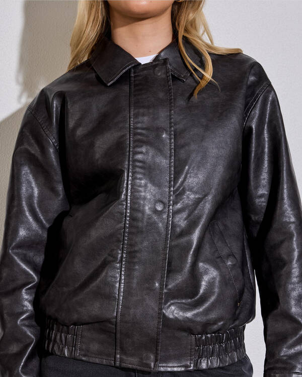 Ava And Ever Harley Faux Leather Jacket for Womens