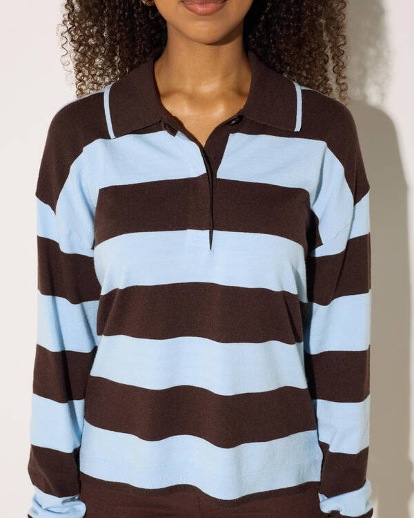 Ava And Ever Tashi Polo Knit Jumper for Womens