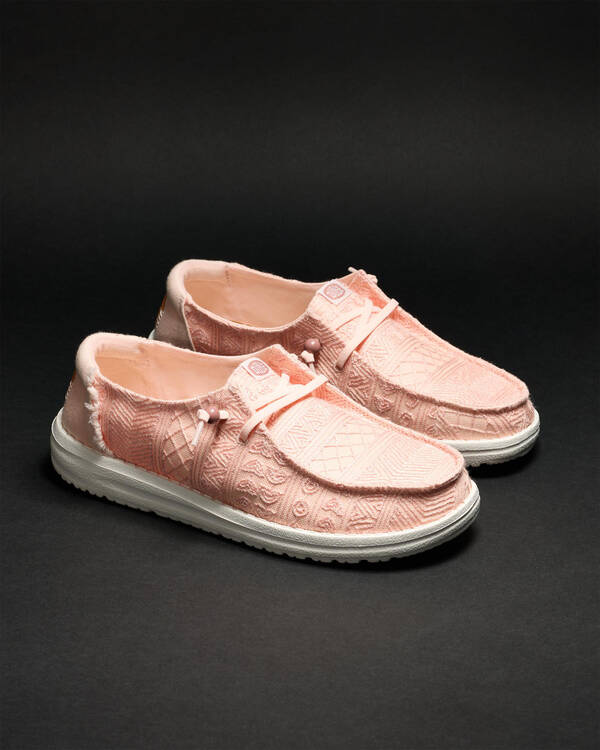 HEYDUDE Wendy Crochet Lace Shoes for Womens