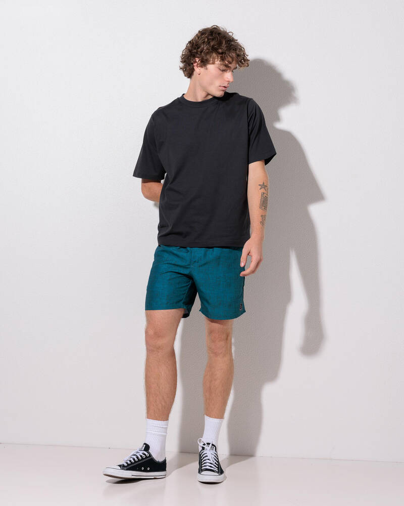 Lucid Encrypted Elastic Waist Shorts for Mens