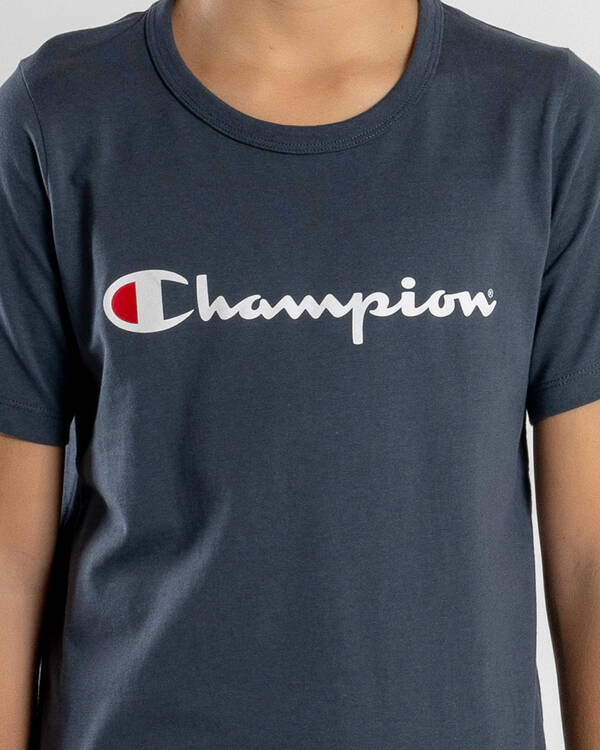 Champion Boys' Script T-Shirt for Mens
