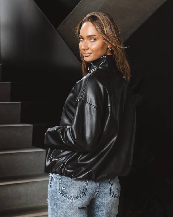 Ava And Ever Halo Faux Leather Jacket for Womens