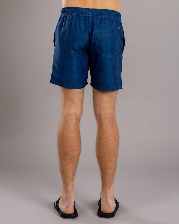 Lucid Encrypted Elastic Waist Shorts for Mens