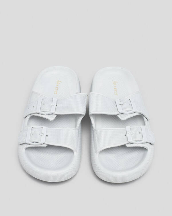 Ava And Ever Cove Double Buckle Slide Sandals for Womens