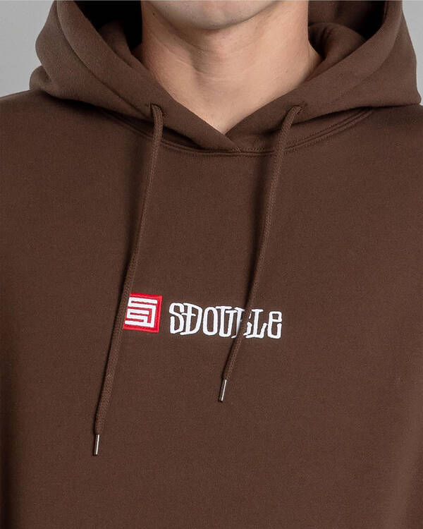 S-Double S-Cube Block Hoodie for Mens