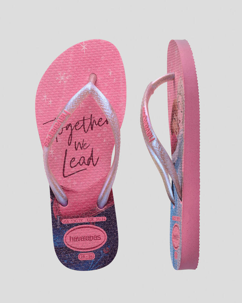 Havaianas Kids' Slim Princess Frozen Thongs for Womens