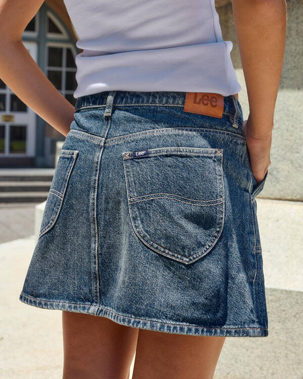 Lee Worker Mini Skirt for Womens