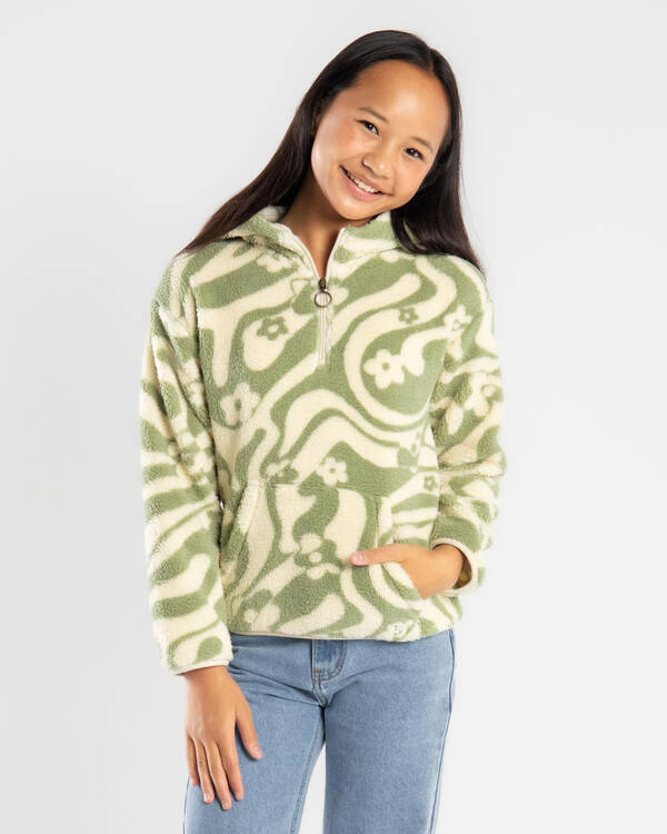 Billabong Girl's Just In Time Pullover Fleece for Womens
