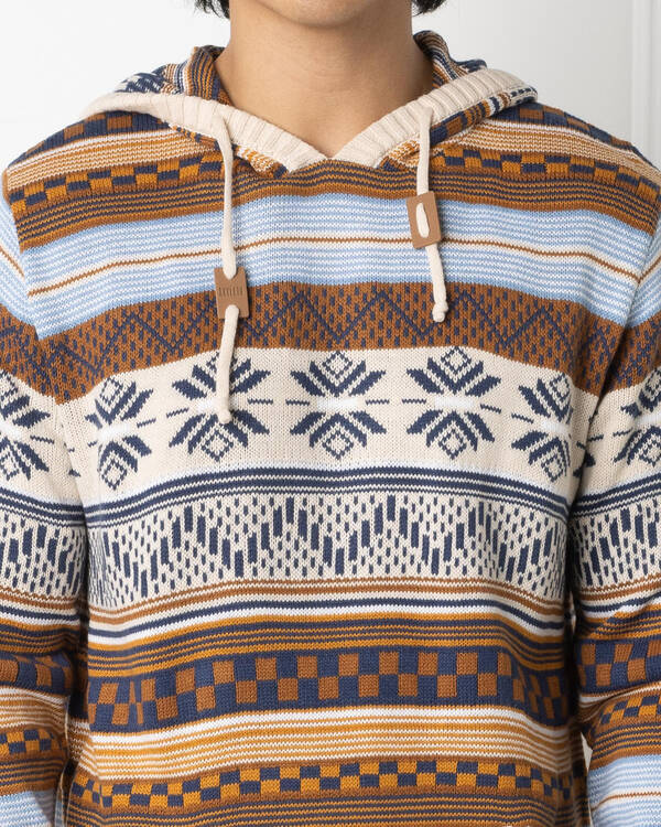 Skylark Brash Hooded Knit Jumper for Mens