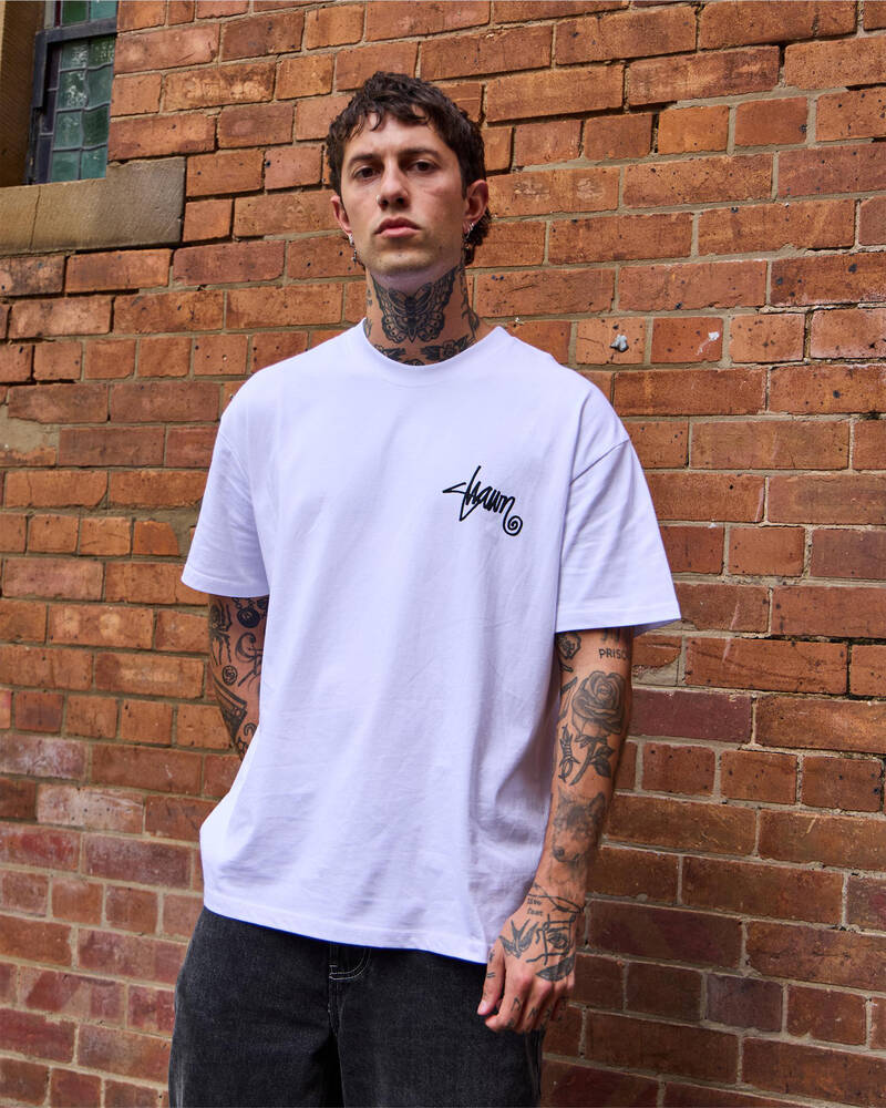 S-Double Shawn Script T-Shirt for Mens