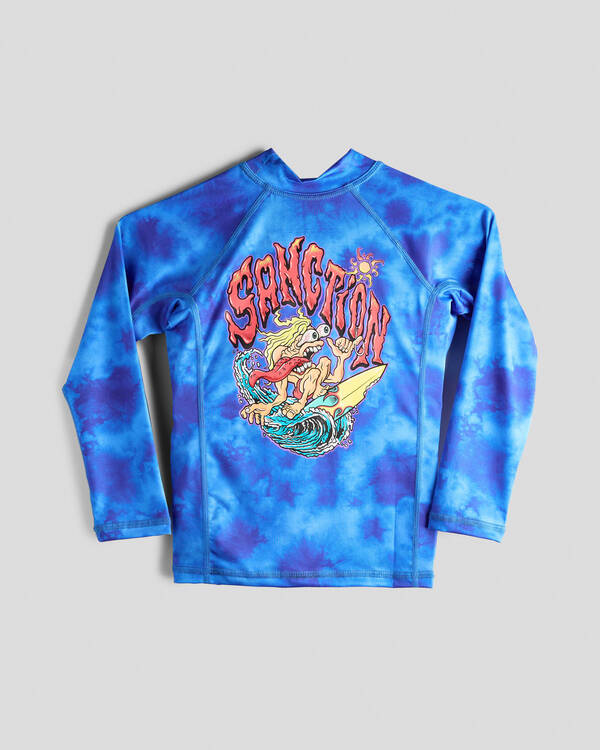 Sanction Toddlers' Scrap Long Sleeve Rash Vest for Mens