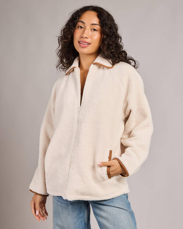 Rhythm Snowy Sherpa Jacket for Womens