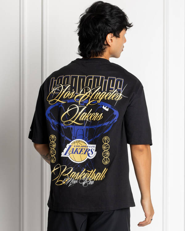 New Era La Lakers Oversized Street T-Shirt for Mens