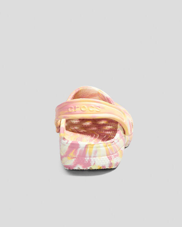 Crocs Kids' Classic Marble Clogs for Unisex