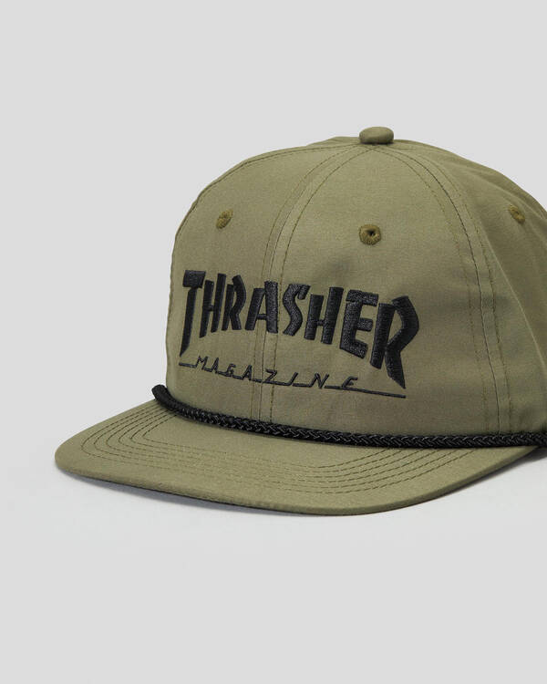 Thrasher Rope Snapback Cap for Mens
