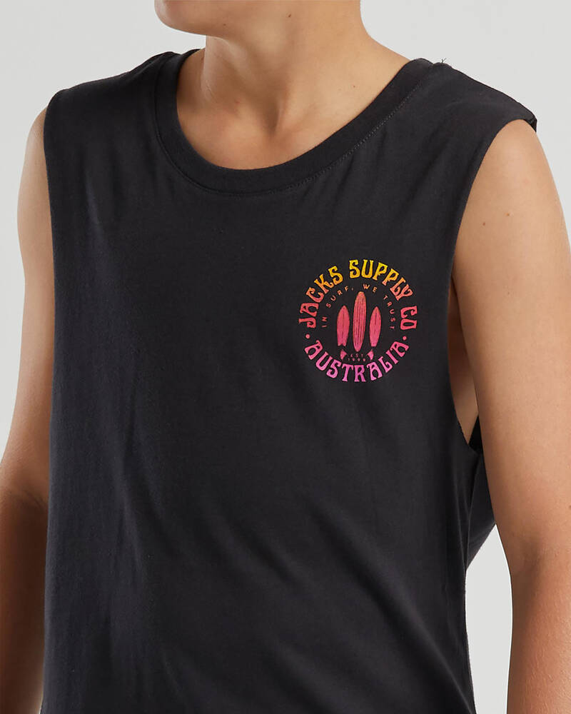 Jacks Boys' Gleam Muscle Tank for Mens
