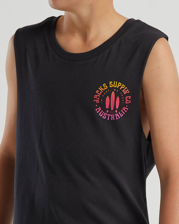 Jacks Boys' Gleam Muscle Tank for Mens