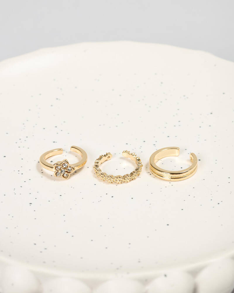 Karyn In LA Kiki Toe Ring Pack for Womens