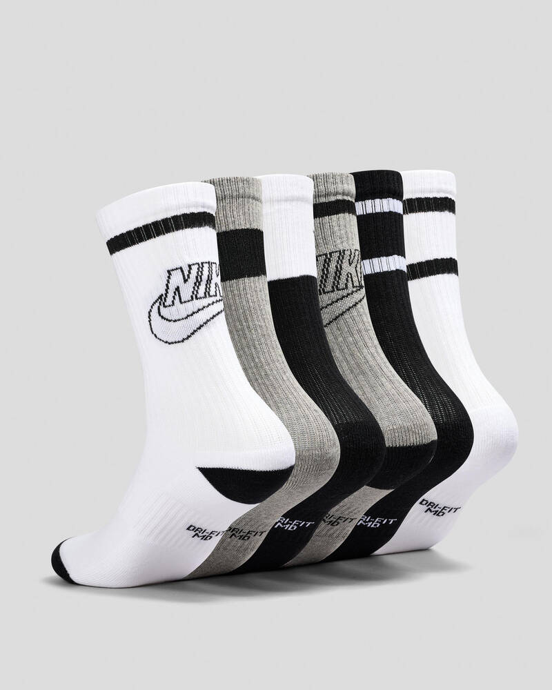 Nike Boys' Everyday Crew Socks 6 Pack for Mens