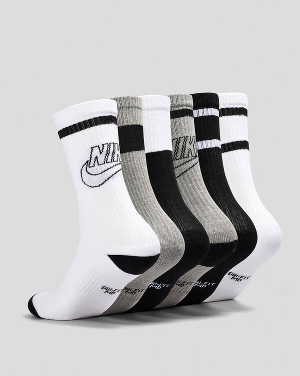 Nike Boys' Everyday Crew Socks 6 Pack for Mens