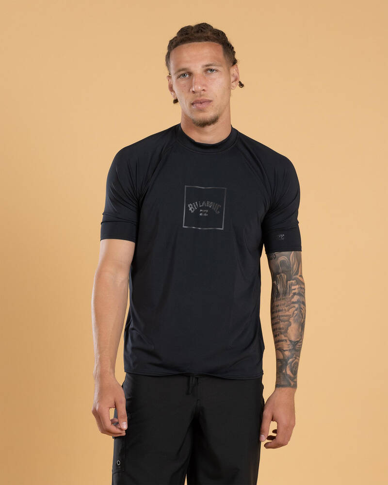 Billabong Boxed Arch Short Sleeve Rash Vest for Mens