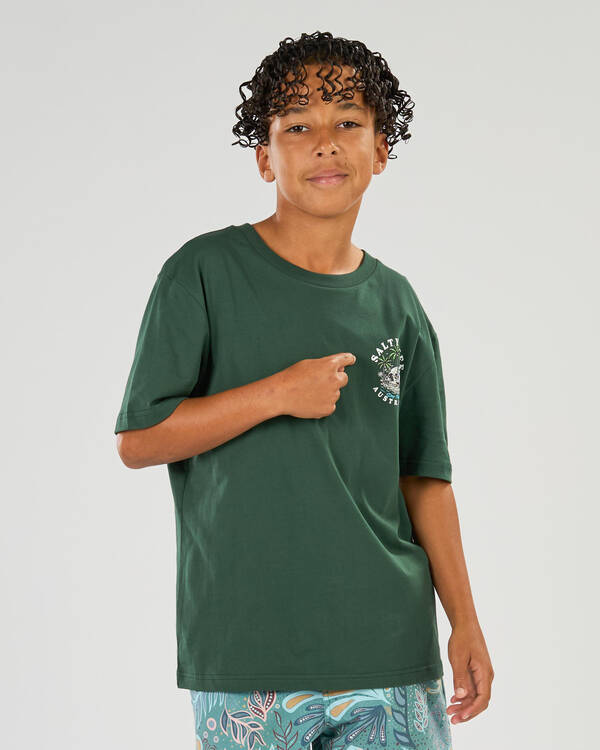 Salty Life Boys' Skull Cove T-Shirt for Mens