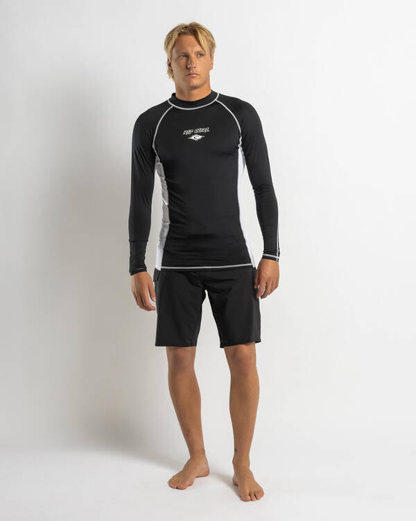 Rip Curl Fade Out Long Sleeve Rash Vest for Mens