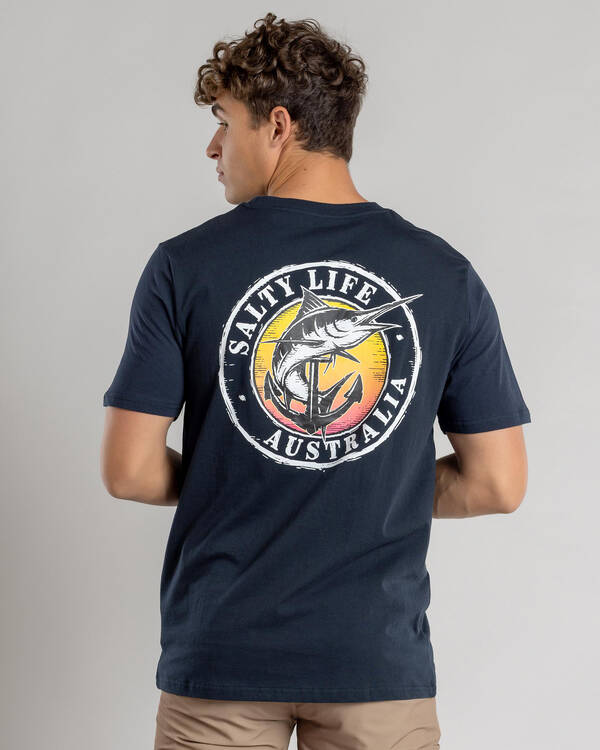 Salty Life Reflections T-Shirt for Mens