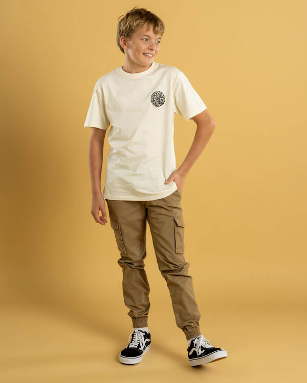 Santa Cruz Boys' Check Waste Dot Mono Reflect T-Shirt for Mens
