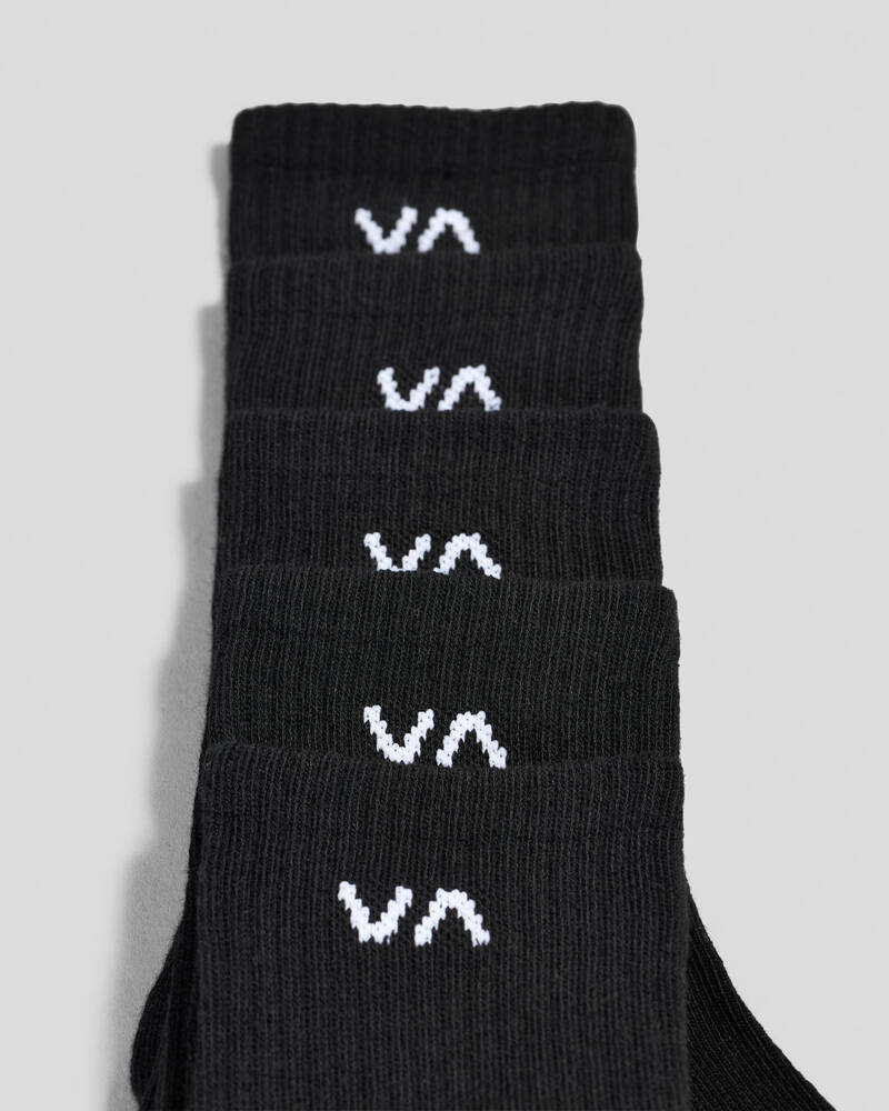 RVCA VA Sport Socks 5 Pack for Mens