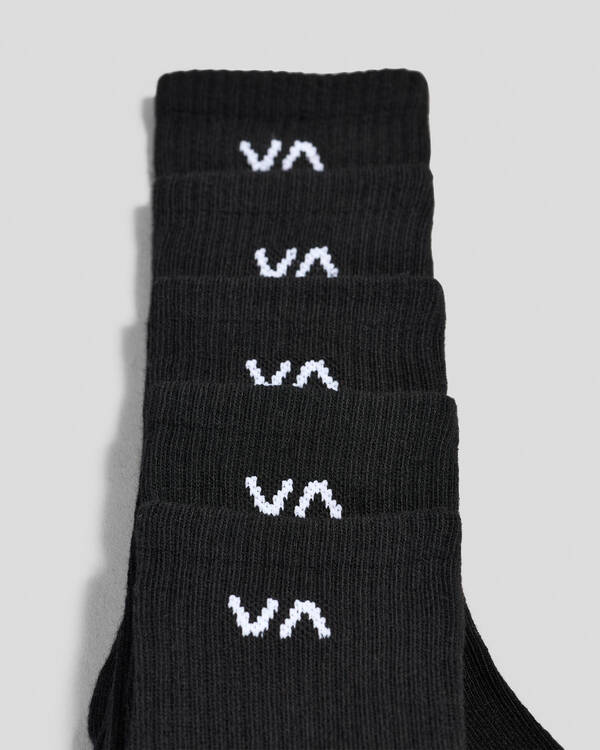 RVCA VA Sport Socks 5 Pack for Mens