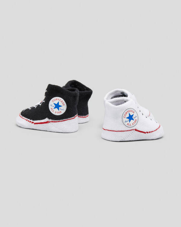 Converse Infant Chuck Taylor Booties 2 Pack for Unisex