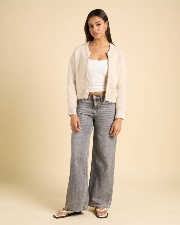 Into Fashions Junie Zip Knit for Womens