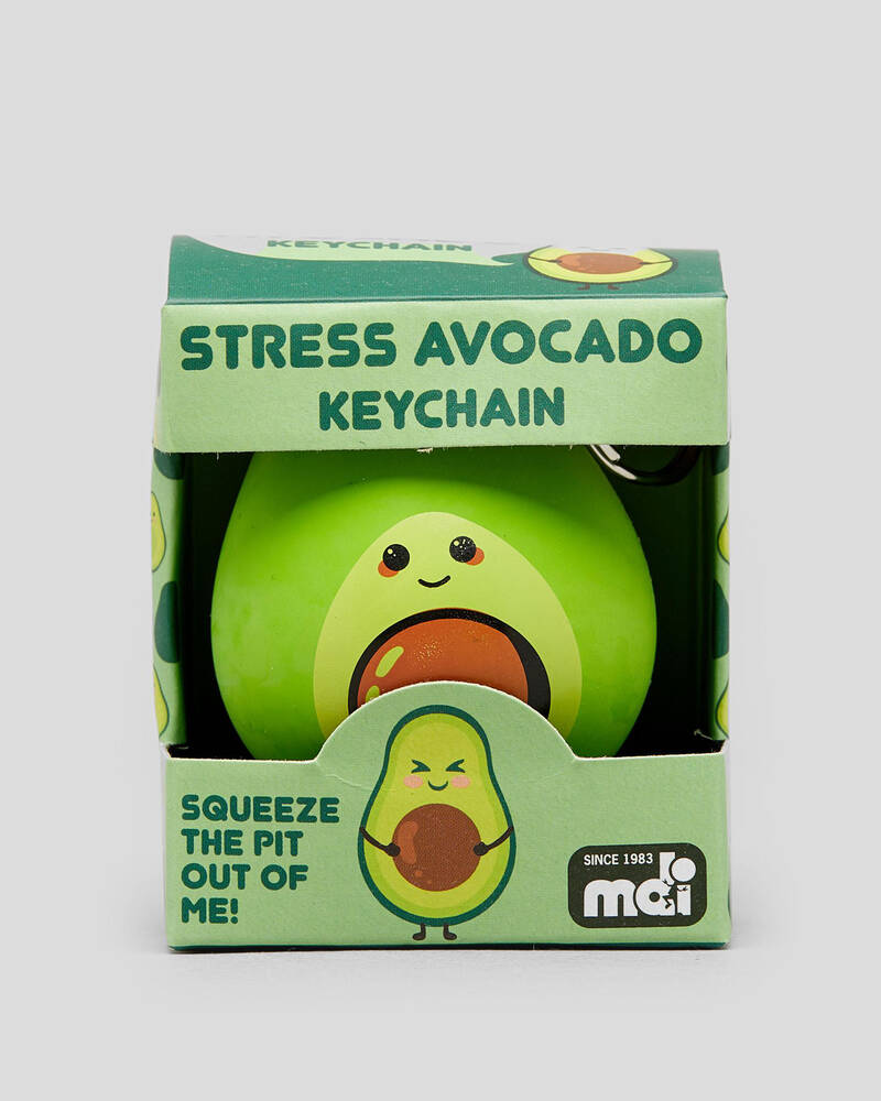 Get It Now Stress Relief Keychain Avocado for Unisex