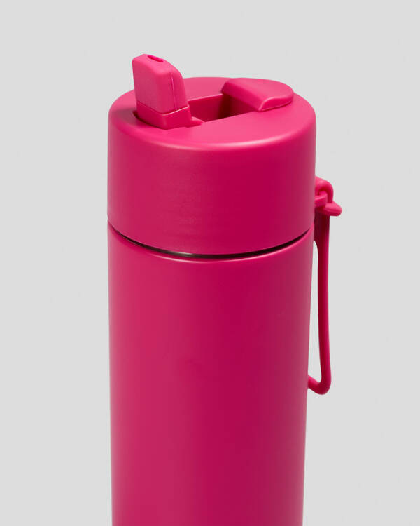Frank Green 20oz Stainless Steel Ceramic Reusable Bottle Berry with Flip Straw Lid for Unisex