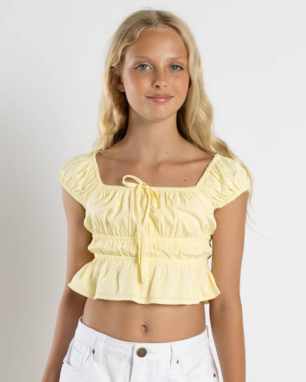 Ava And Ever Girls' Lulu Crop Top for Womens