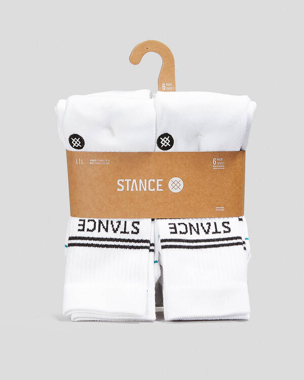 Stance Basic Crew Socks 6 Pack for Mens