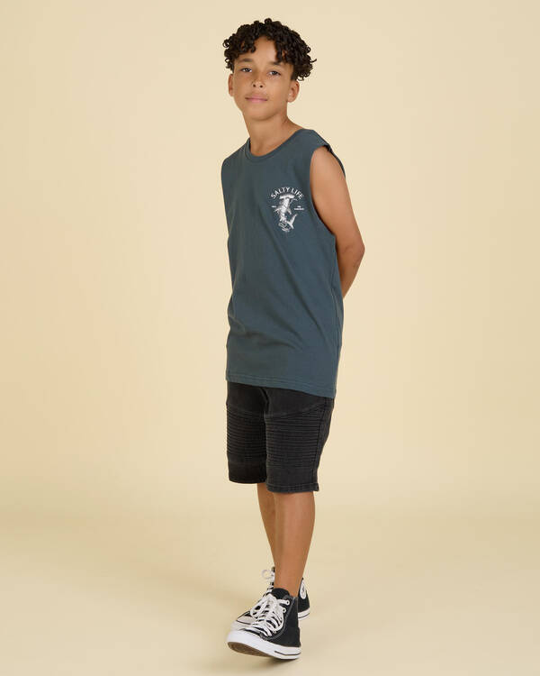 Salty Life Boys' Breach Muscle Tank for Mens