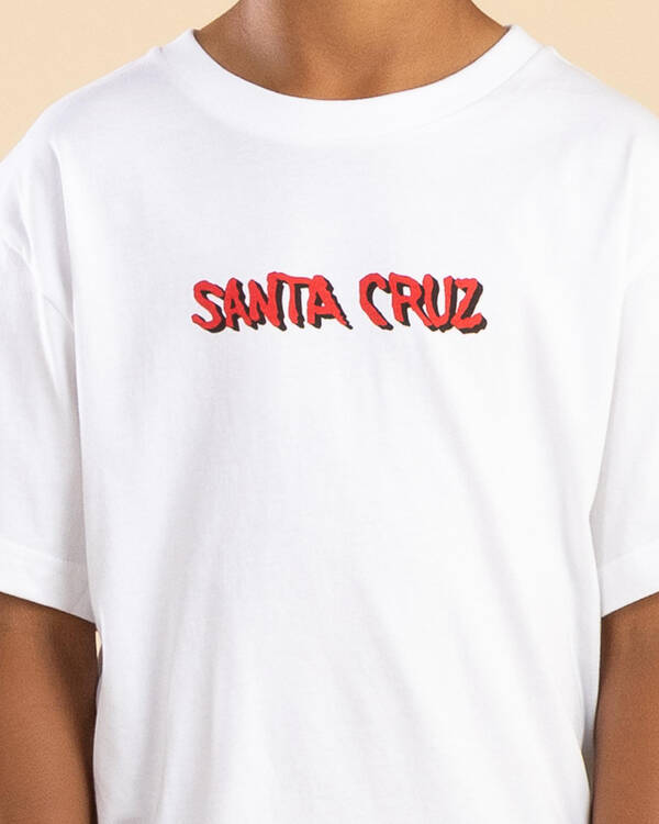 Santa Cruz Boys' Screaming Wave Front T-Shirt for Mens