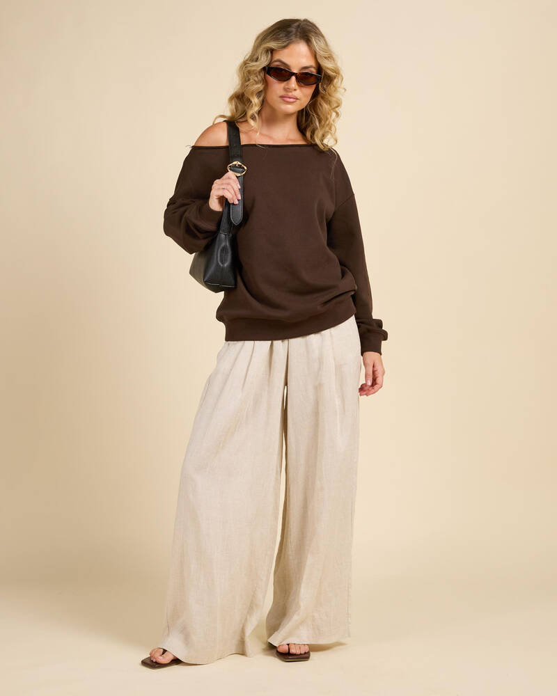 Malibu Life Eden Off Shoulder Long Sleeve for Womens
