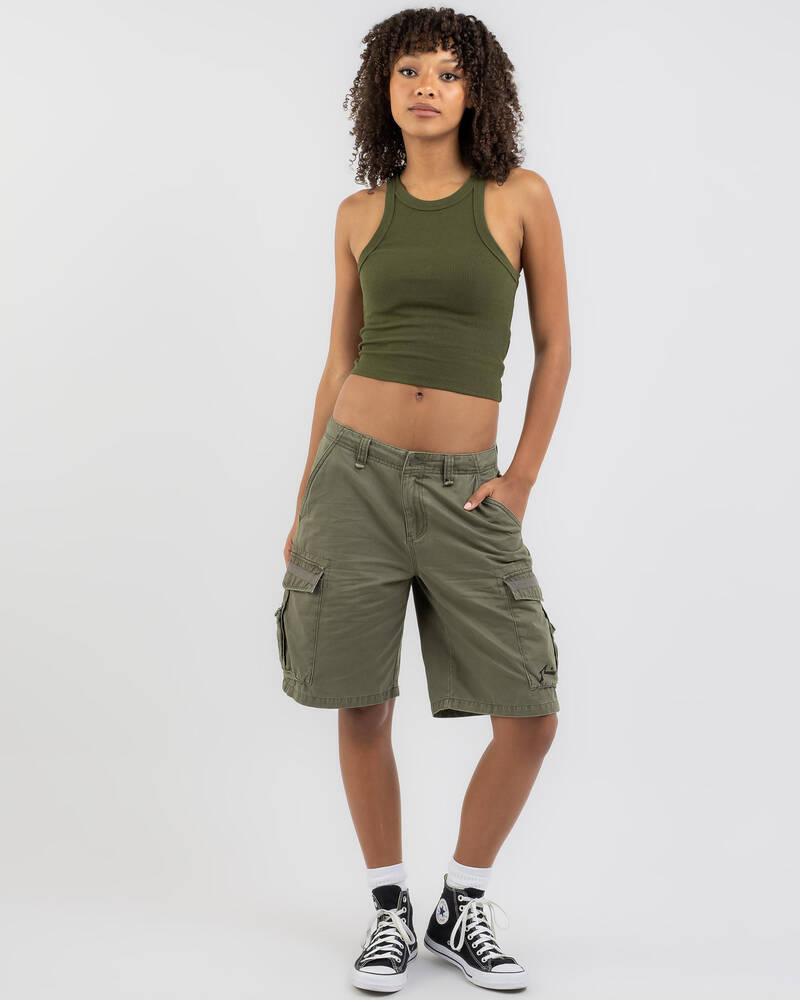 Rusty Tank Girl Cargo Shorts for Womens