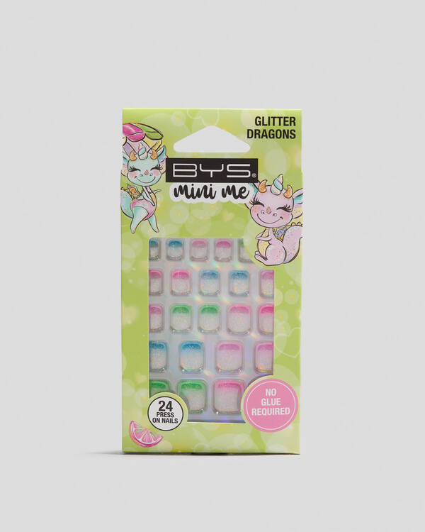 Get It Now Mini me Glitter Press on Nail Pack for Womens