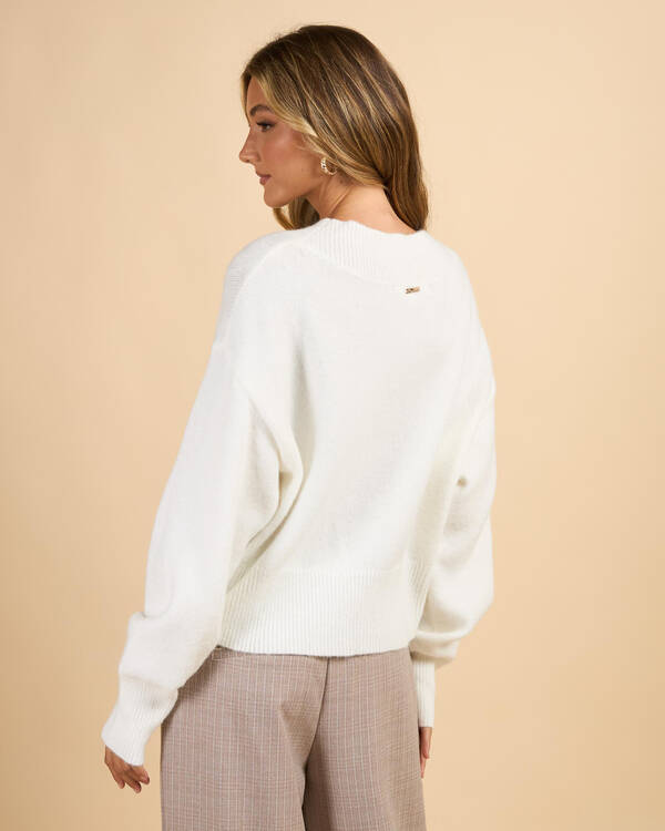 Mooloola Revival V Neck Knit Jumper for Womens