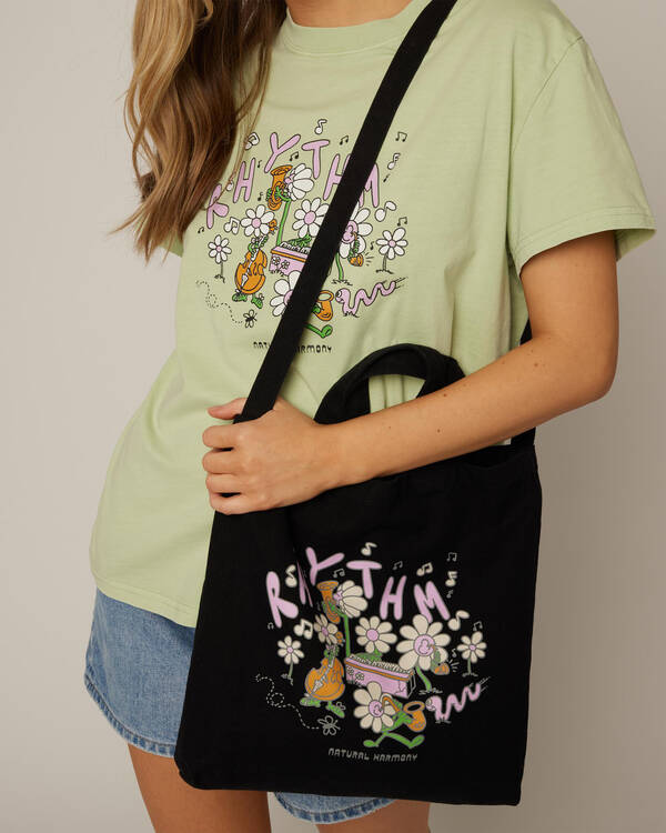 Rhythm Harmony Record Tote Bag for Womens