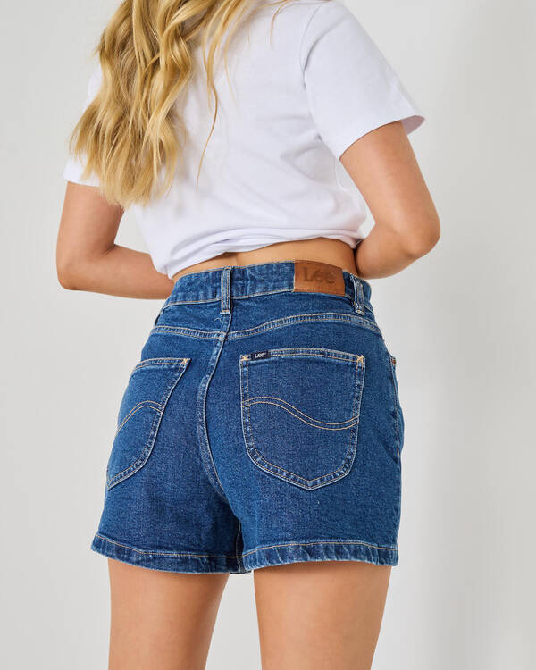 Lee High Relaxed Shorts for Womens