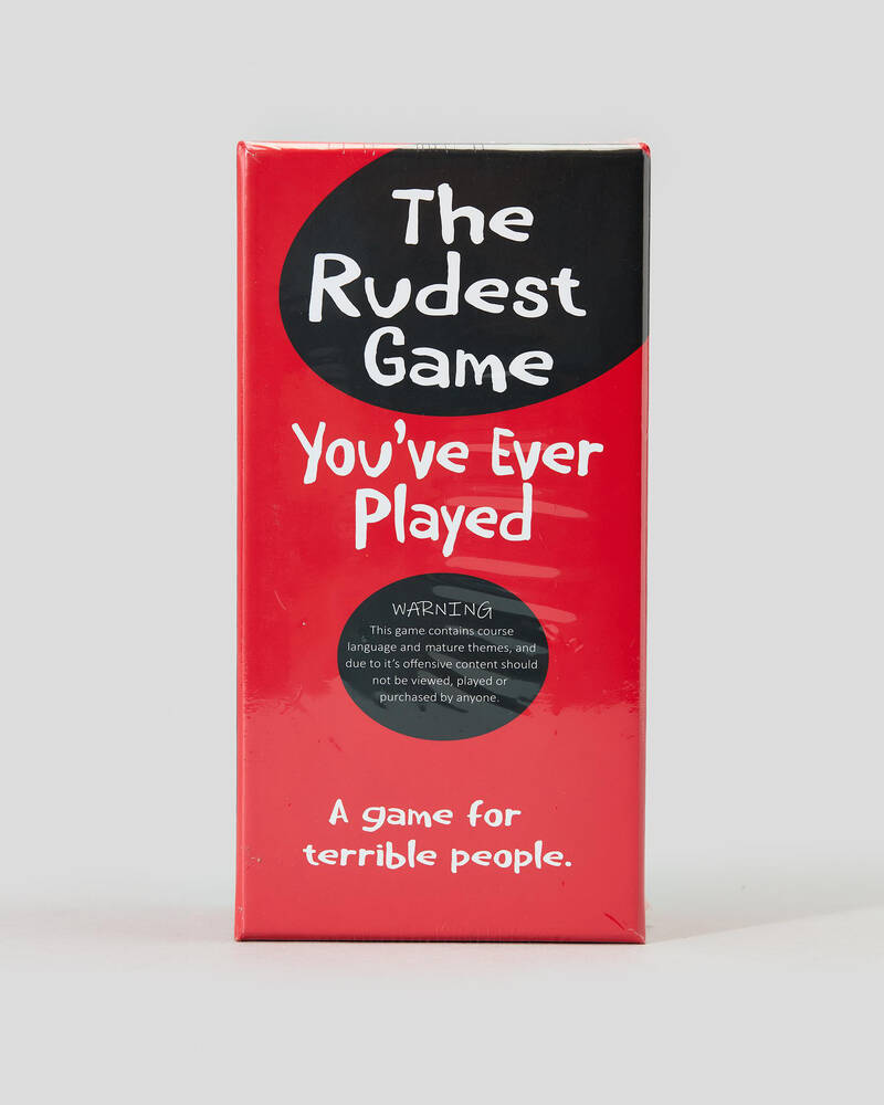 Get It Now The Rudest Game You've Ever Played - Card Game for Unisex